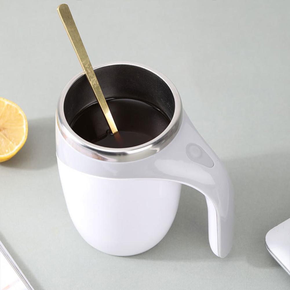 380ml Přenosný automatický magnetický míchací hrnek s bateriovým pohonem, elektrický míchací hrnek na kávu a mléko
