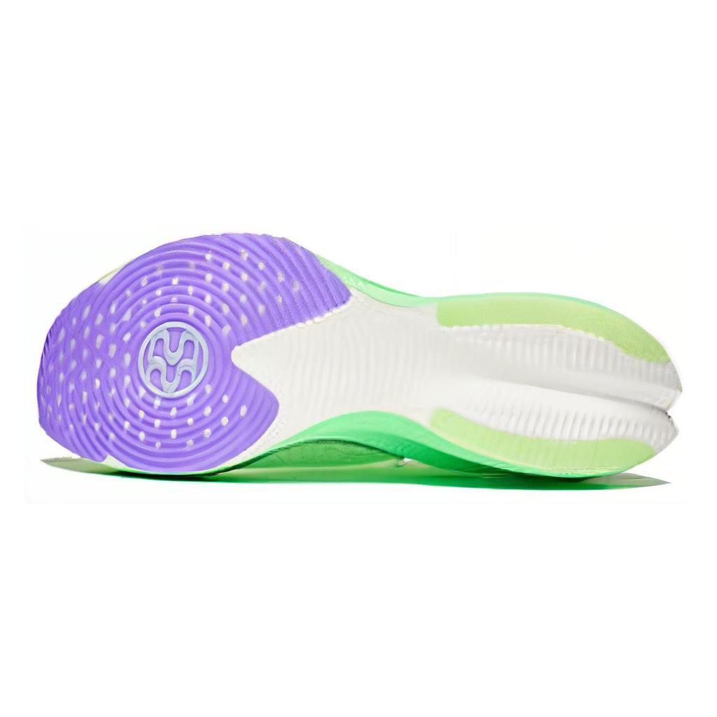 Li Ning Feidian 3 Ultraleicht Abriebfest Atmungsaktiv Niedrig geschnitten Laufschuhe Unisex Grün ARMT033-7