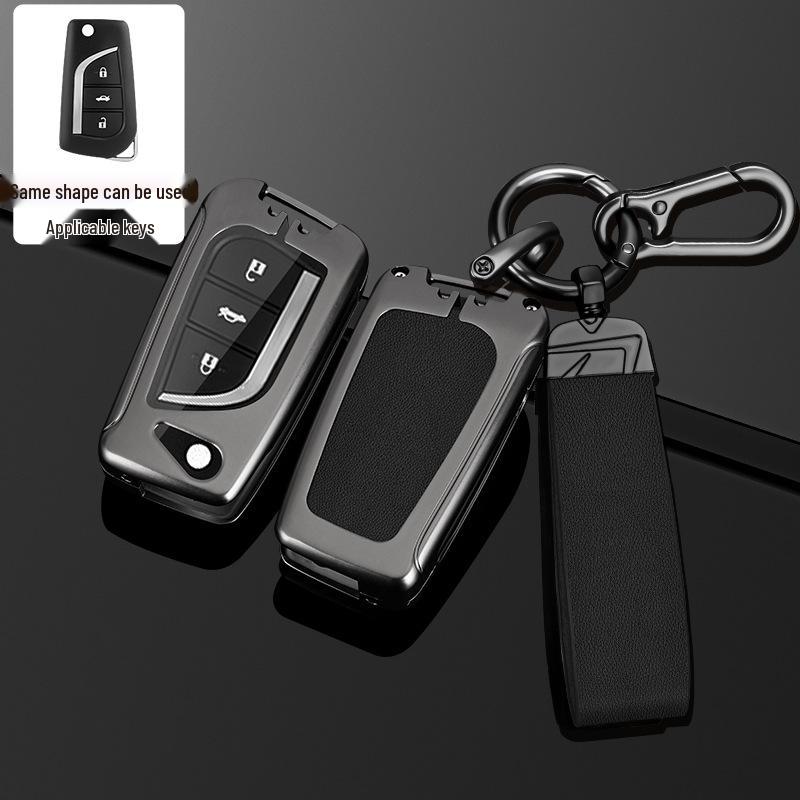 Toyota Avalon Camry Key Case for Highlander, RAV4, Corolla, Levin, and CHR Models.