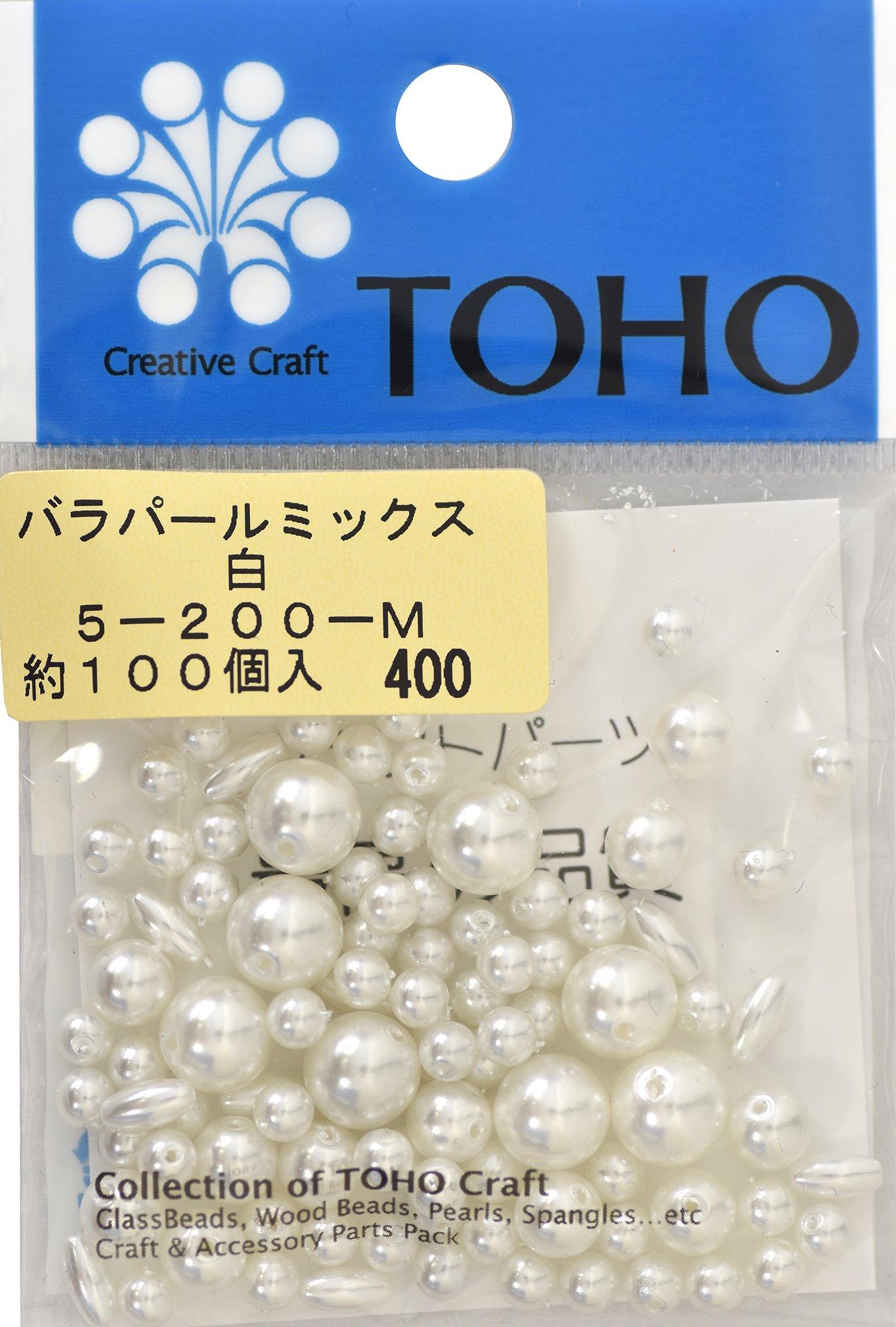 

TOHO rose pearl mix white approximately 100 pieces No.200