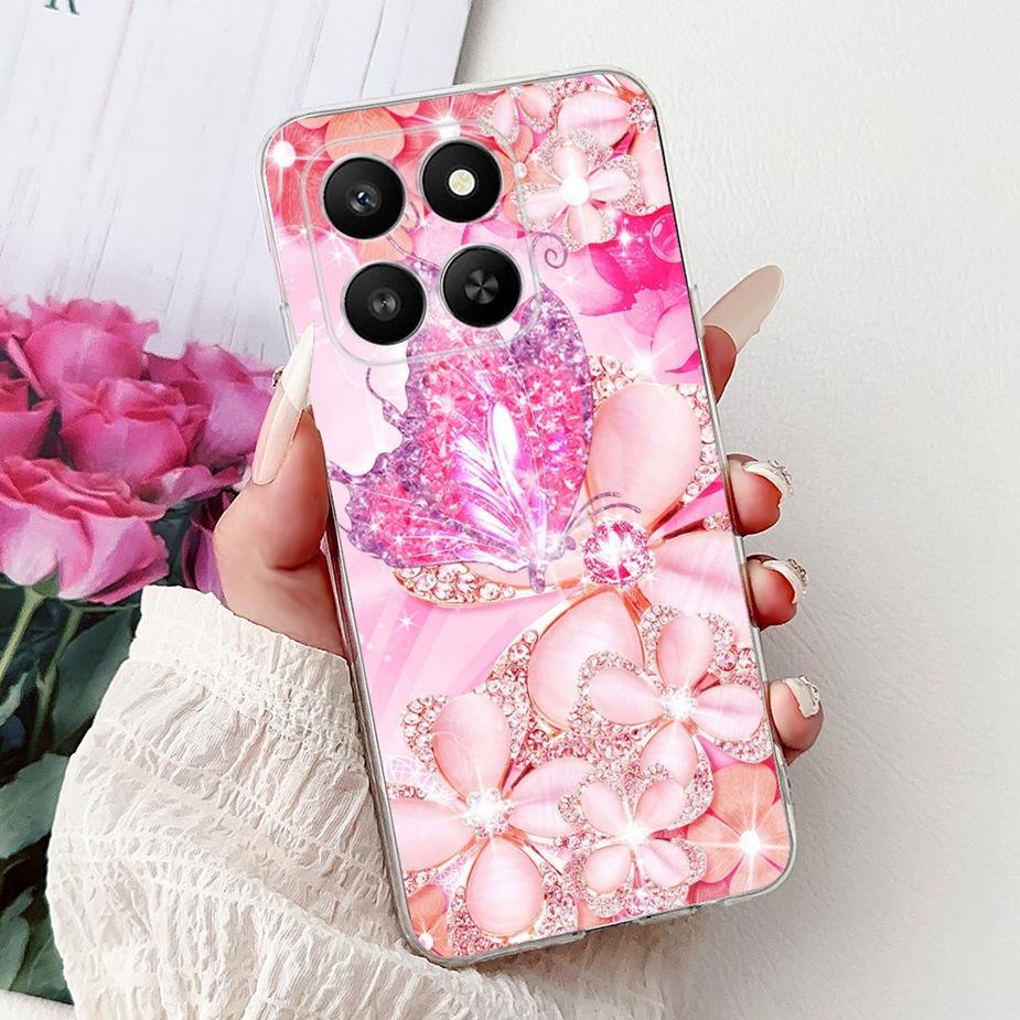 For Honor 400 Smart 5G Case LGN-NX1 Cute Cat Painted Cover Soft Silicone Case For Honor X7d 4G HonorX7d 5G Honor400 Smart Bumper