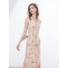 Sancai 2025 Summer Fairy Resort Lyocell Floral Spaghetti Strap Maxi Dress
