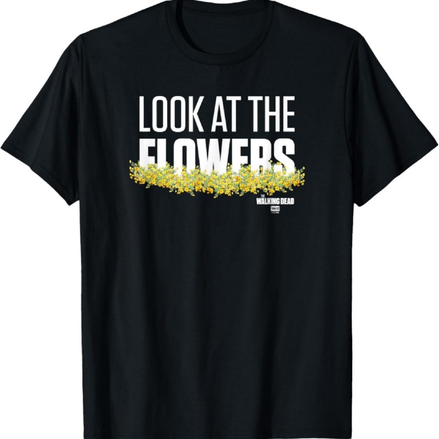 Look At The Flowers T-Shirt XXXXXL чёрный