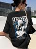 WomenS YK Casual Outdoor ShortSleeve TShirt Featuring A Angel Design with Letter Prints