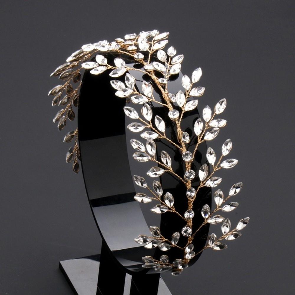 Rhinestone Rhinsestone Headband Handmade Wedding Hair Accessories Bridal Headband  for Bride