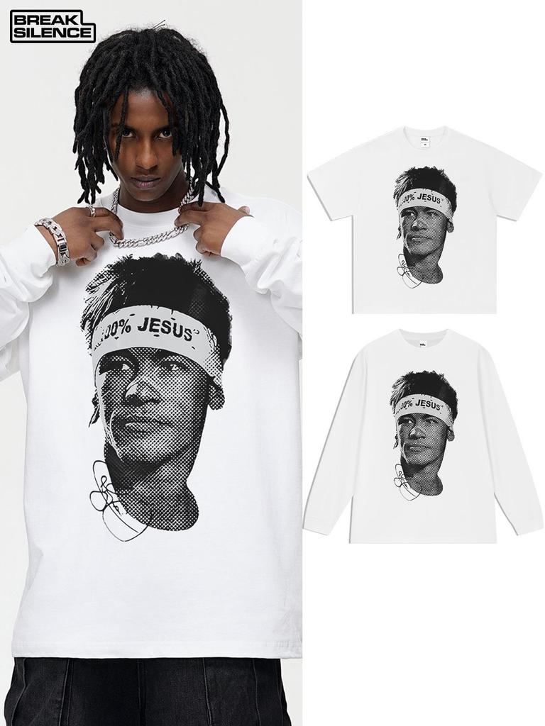 Neymar American Football Gewaschenes Retro T-Shirt - Herren Kurzarm Used Look