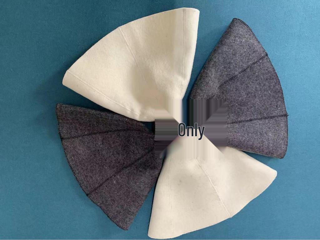 Custom Felt Bath and Sauna Caps: Tailored To Your Drawings and Samples.