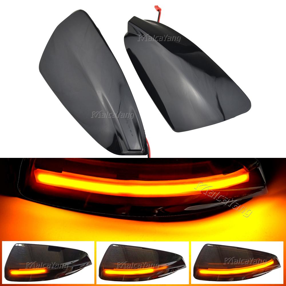 

1Pair LED Dynamic Turn Signal Light Side Mirror Indicator For Mercedes Benz C Class W204 S204 2007-2014 Viano Vito W639 ML W164 Single LED Black