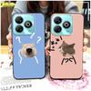 Graffiti Anti-dust Phone Case For ZTE Blade A75 4G/Z2359 TPU Couple Anti-knock Cartoon Protective Silicone Cute Durable