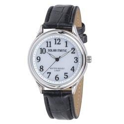 CREPHA SM-AM165 Unisex Solar Wrist Watch SM-AM165-WTS SM-AM165-BKS Gift Casual Business Sports Student