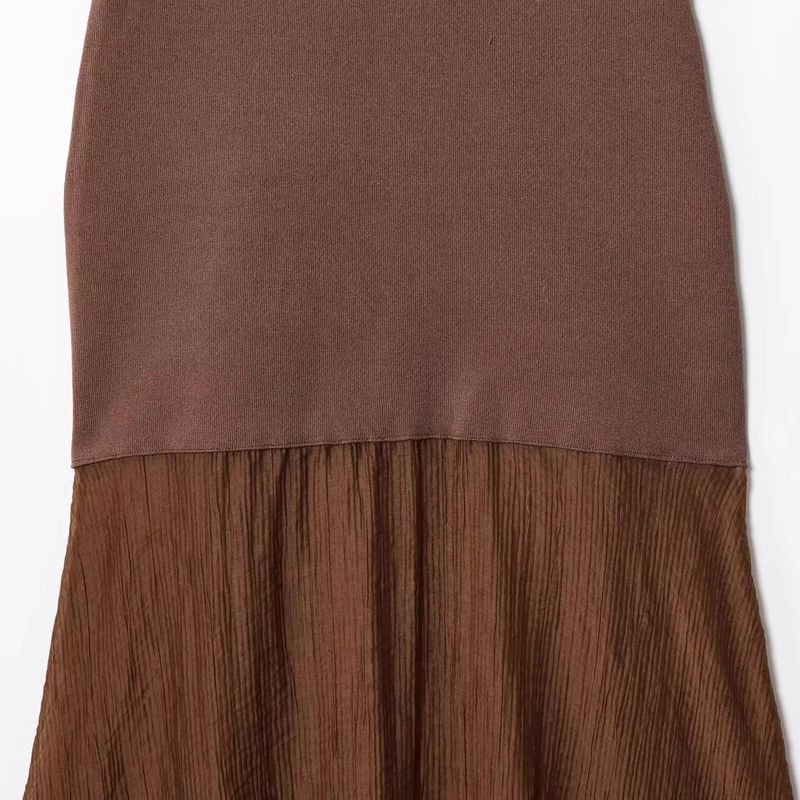 Araltay New Arrival Fashion Style Women's Clothing Fashion All-Match Casual Simple Knitting Patchwork Dress 4192153