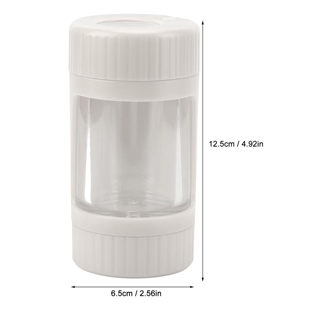 Smell Proof Container Detachable Smell Proof Transparent Magnifying Glass Light Function Stash Container for Spice