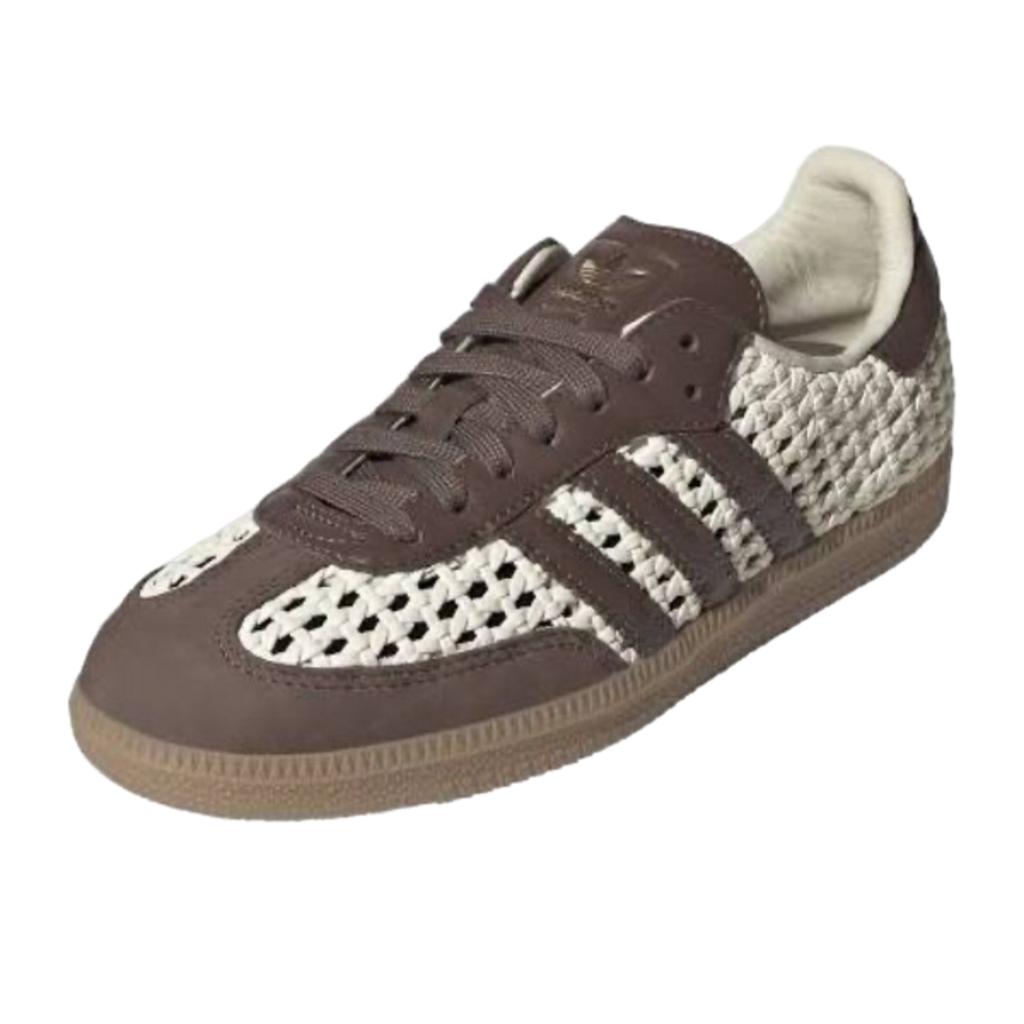 Adidas Samba OG Basketweave Cream White Earth Strata