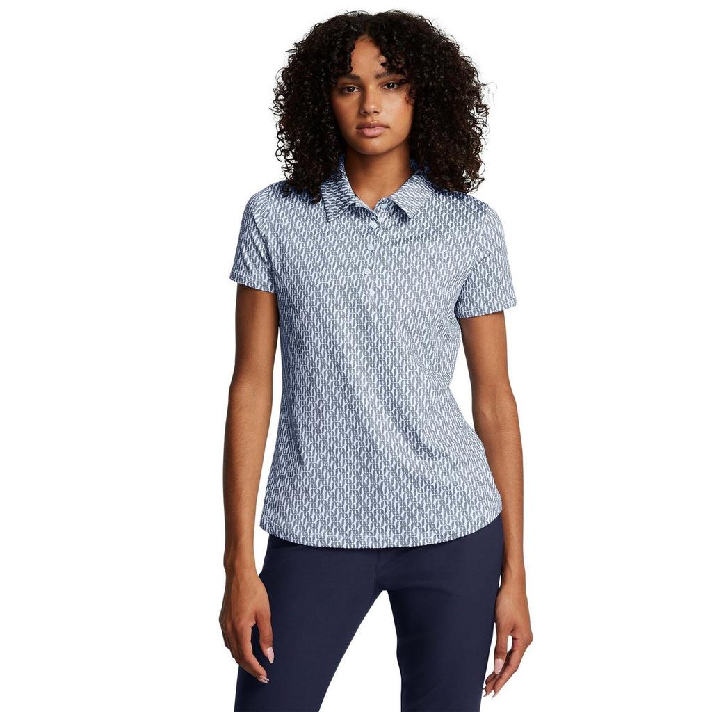 Under Armour Womens/Ladies Playoff 3.0 Printed Regular Short-Sleeved Polo Shirt