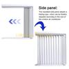 L8RE Portable Louver Baffle Window Exhaust Hose Side Panel Plate for Air Conditioning