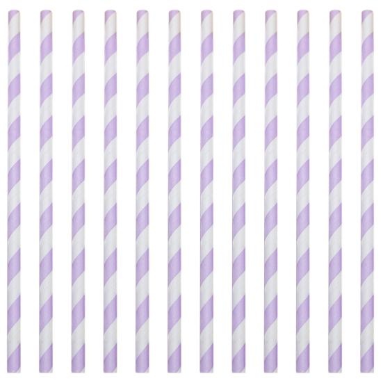 100Pcs Disposable Paper Straws Food Grade BPA Free Rich Color Holiday Party Heart Dot Print Drinking Water Straws