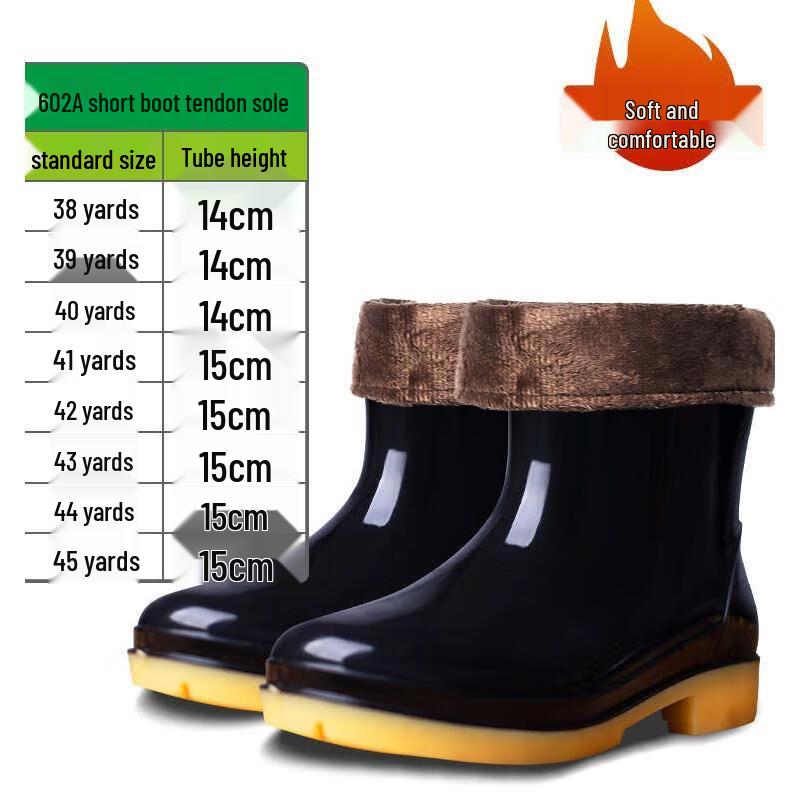 Men s Waterproof Short Rain Boots
