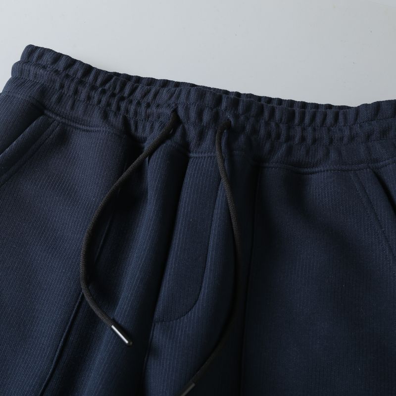 Original Export Surplus Plain Color Basic Versatile Style Autumn Men's Elastic Waist Sports Casual Jogger Knit Sweatpants