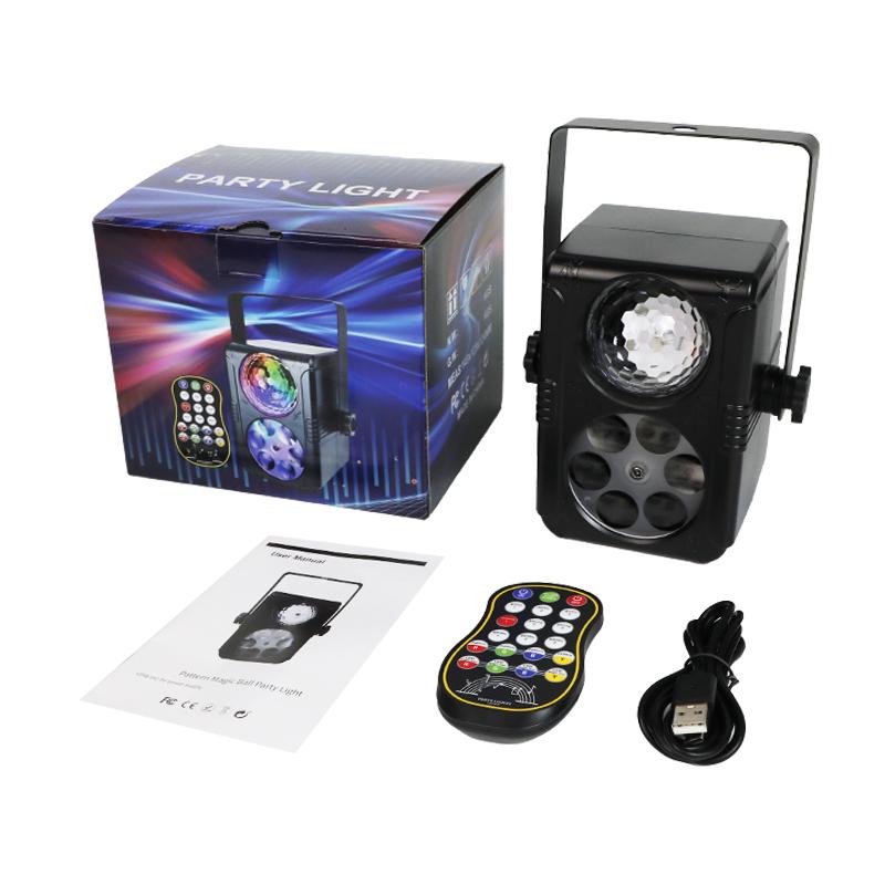 

LED Projection Stage Lighting RGBW Mini DJ Disco Laser Party Lights Remote Control USB Plug Christmas Wedding Home Club Decor