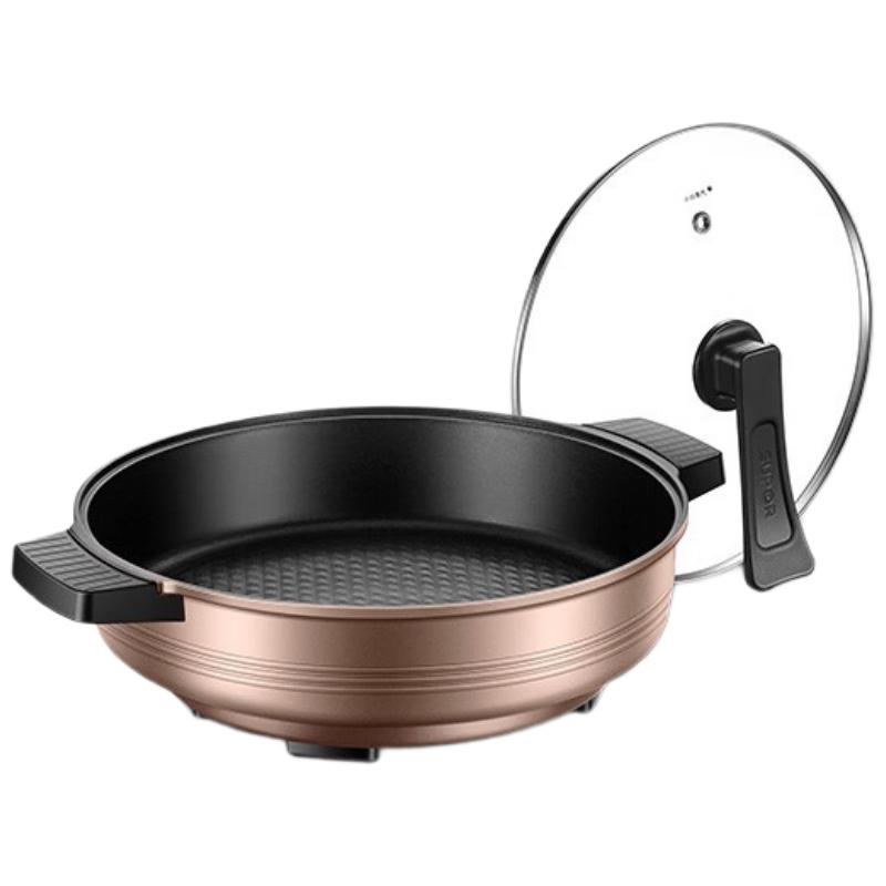 SUPOR 6L Multi-function Electric Griddle & Hot Pot CN plug (adapter included)