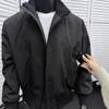 Men's Black CleanFit Workwear Bomber with Three-Proof Stand Collar
