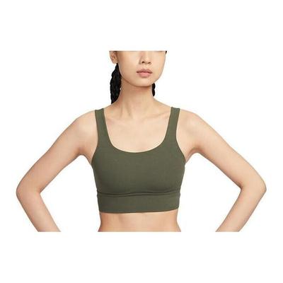 Solid Color Casual Comfort Sports Bra Women Underwear Olive-Green DO6620-325