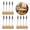 12 Pcs Memo Clip Holders Photo Holders Name Card Holders for Party Restaurants J0MC