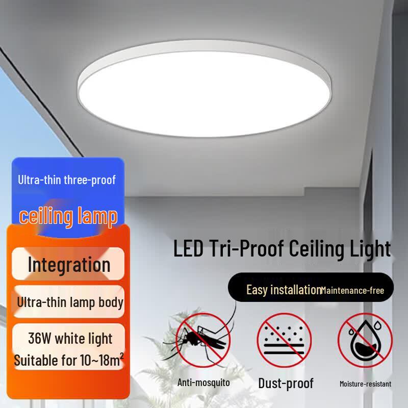 Xiongshiguai Three-Proof LED Ceiling Light