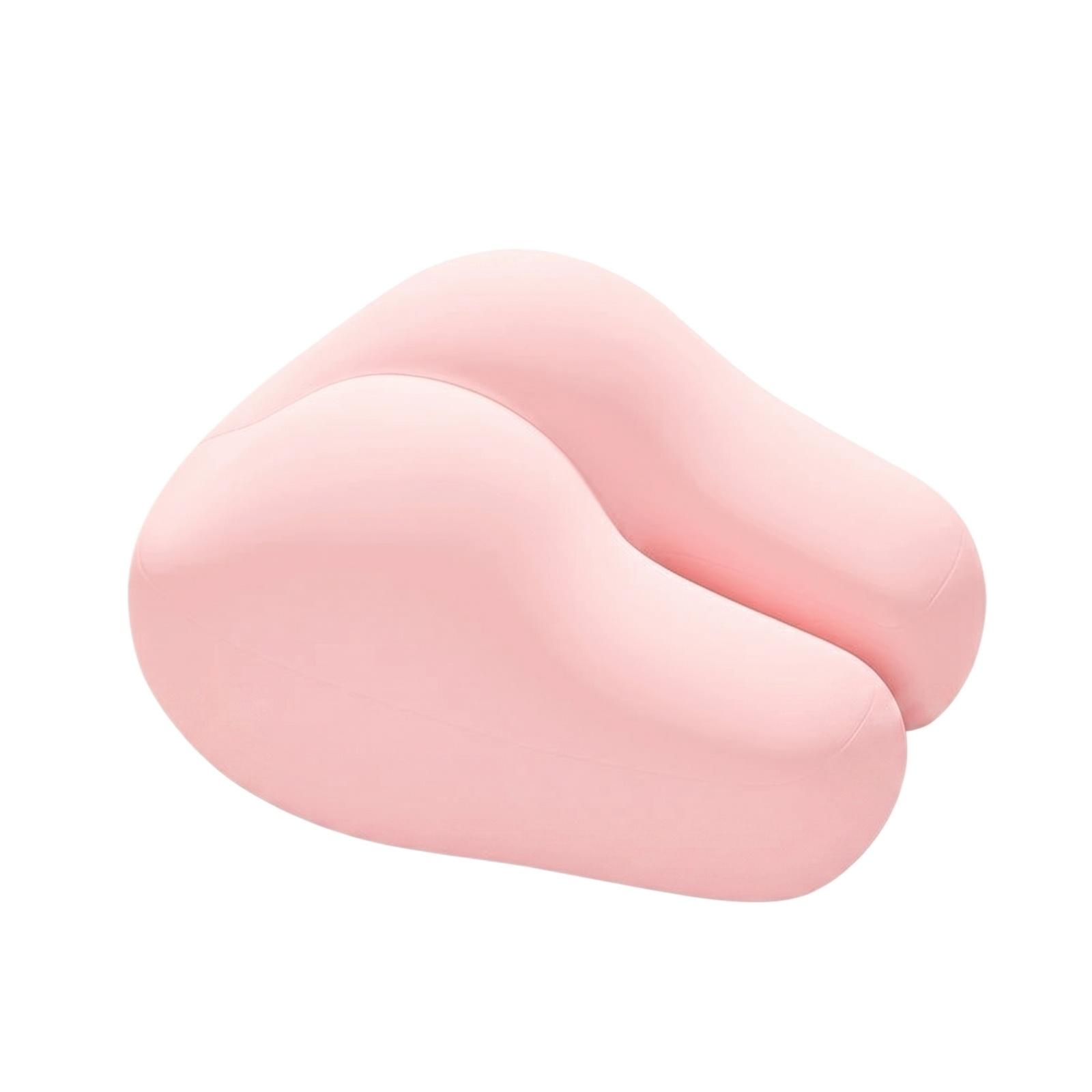 

Ergonomic Buttock Contour Leg Pillow Cushion for Hip Elevation and Knee Support Memory Foam Orthopedic Cushion One Size рожевий