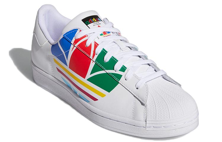 Adidas Superstar Pure 'Colorful Trefoil Cloud White' FU9519
