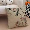 Cuscino Fiore di Ciliegio Ukiyo-E Federa per Cuscino Stile Giapponese Copricuscino per Divano Bottone Nascosto Poliestere Resistente Cuscino per Sedia