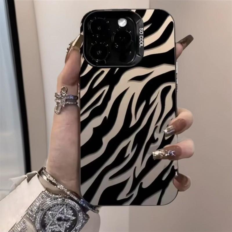 Zebra Pattern 17 Promax iPhone Case – Stylish and Energetic Cover for iPhone Models 13 to 16