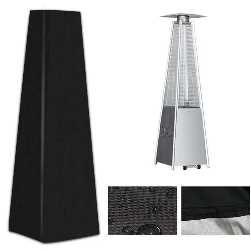 Outdoor Waterproof Patio Heater Cover 90 Inch Triangle Design for Pyramid Style Heaters Protects from Rain Snow