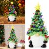 6.3 Inch Gnome Dwarf Sculpture Christmas Tree Festival Decoration Faceless Old Man Doll  Festival