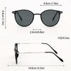 Stylish Men's Fashion Glasses Durable Metal Frame for Everyday Casual Wear
