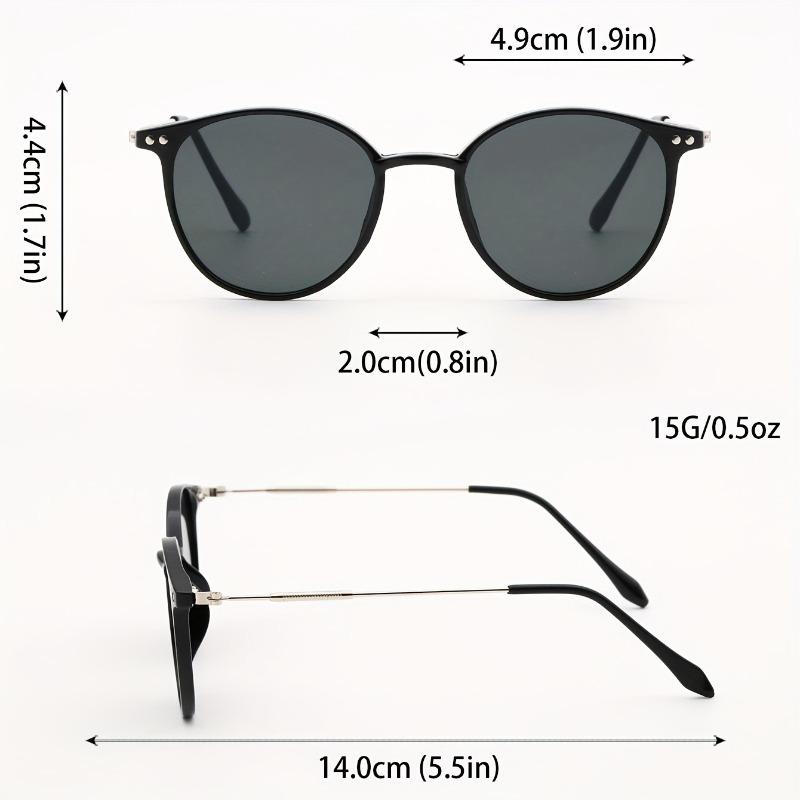Stylish Men's Fashion Glasses Durable Metal Frame for Everyday Casual Wear