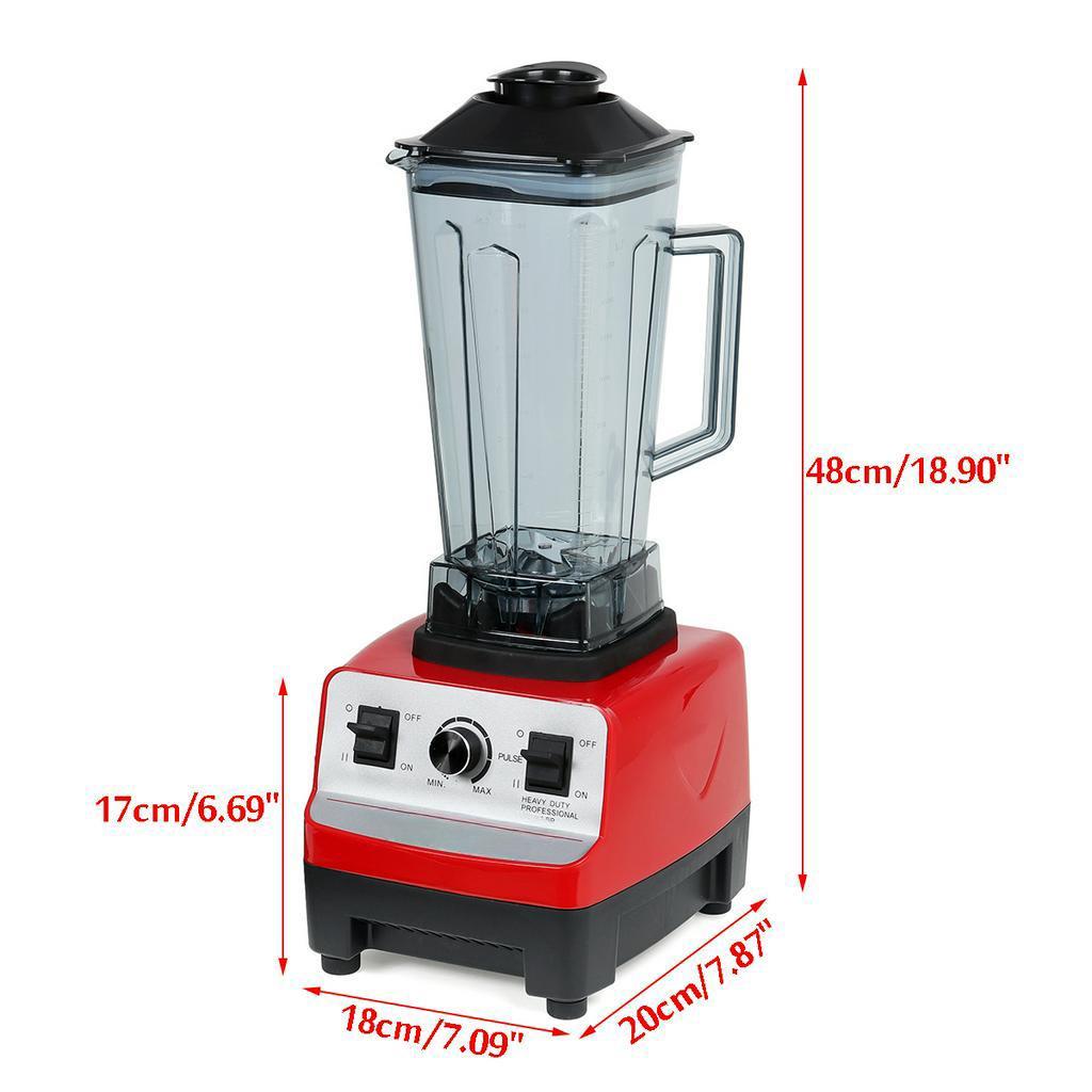 Frullatore Elettrico 7 Velocità Mixer Macchina da Caffè 2000ML Maker Spremiagrumi Potente Multi-funzione Spremiagrumi per Verdure e Frutta Lavabile 4500W