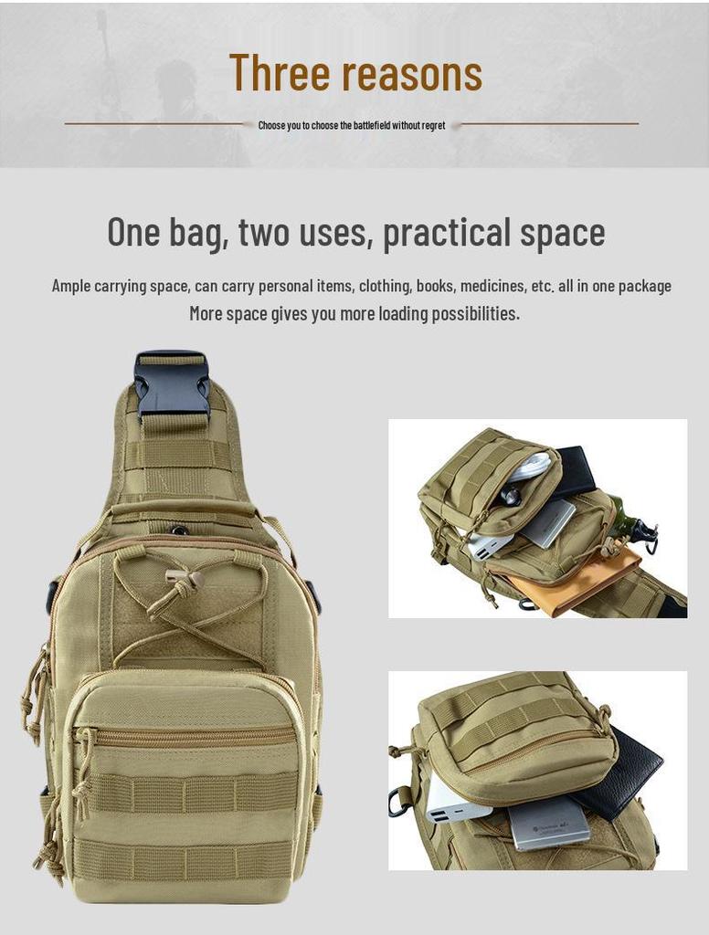 Men's Camouflage Waterproof Tactical Crossbody Chest Bag