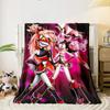 Hazbin Hotel Cartoon Printed Blanket,Lightweight Flannel Throw for Sofa, Bed, Travel, Camping, Livingroom, Office, Couch,Chair