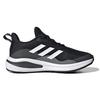 Adidas FortaRun J Lace Running K Abrasion Resistant Breathable Low Top Sports Casual Shoes Black White Kids' GY7597