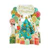 Sanrio Christmas Light Melody Colorful Lighted Balloons and Message Greeting 109789 Card, & Card, Tree, Card, Card, JXPM10-4,