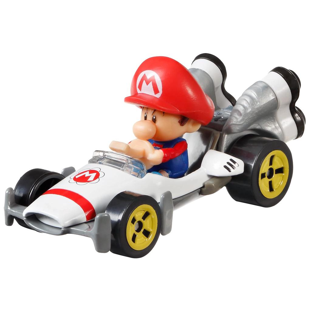 Hot Wheels Mario Kart Baby 3 and GRN12 Mario/B-Dash (Ages Up)