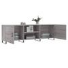TV Cabinet Gray Sonoma 150x30x50 cm Particleboard