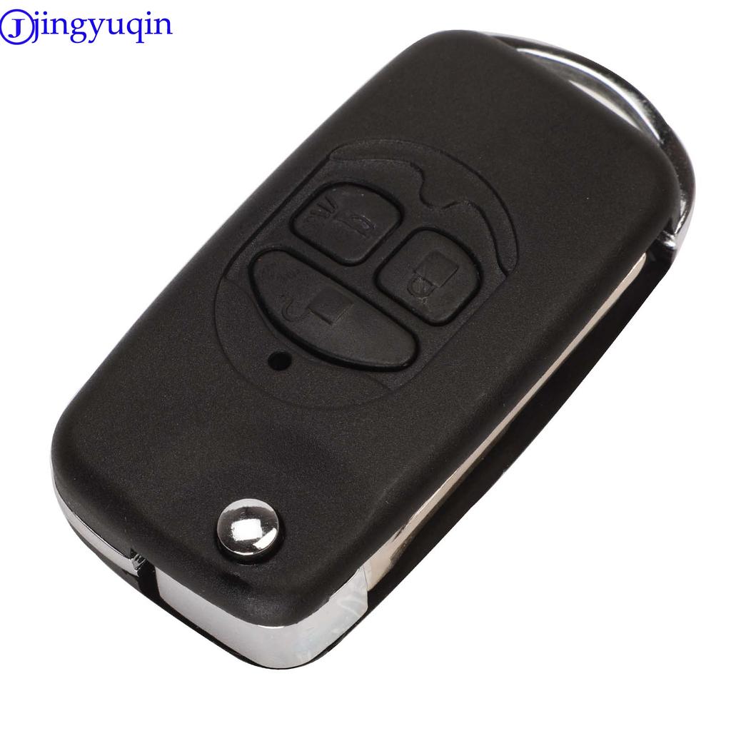 Jingyuqin Modified Folding Remote Key Shell For Chevrolet Buick Excelle 2005-2018 3 Buttons Car Key Shell Cover Case