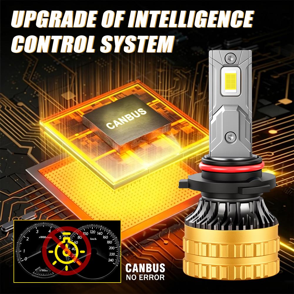 9005 9006 Led Long Life Version 260W Headlight Bulbs 6500K Canbus Car 56000LM HB3 HB4 Led Headlamps High Brightness