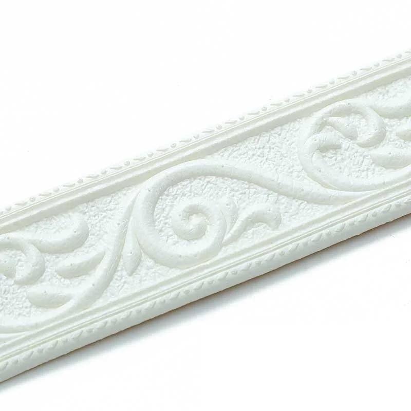 2.3m/90.55in 3D Wall Trim Line Skirting Border Self Adhesive Baseboard Wallpaper Wall Sticker For Living Room Home Decoration