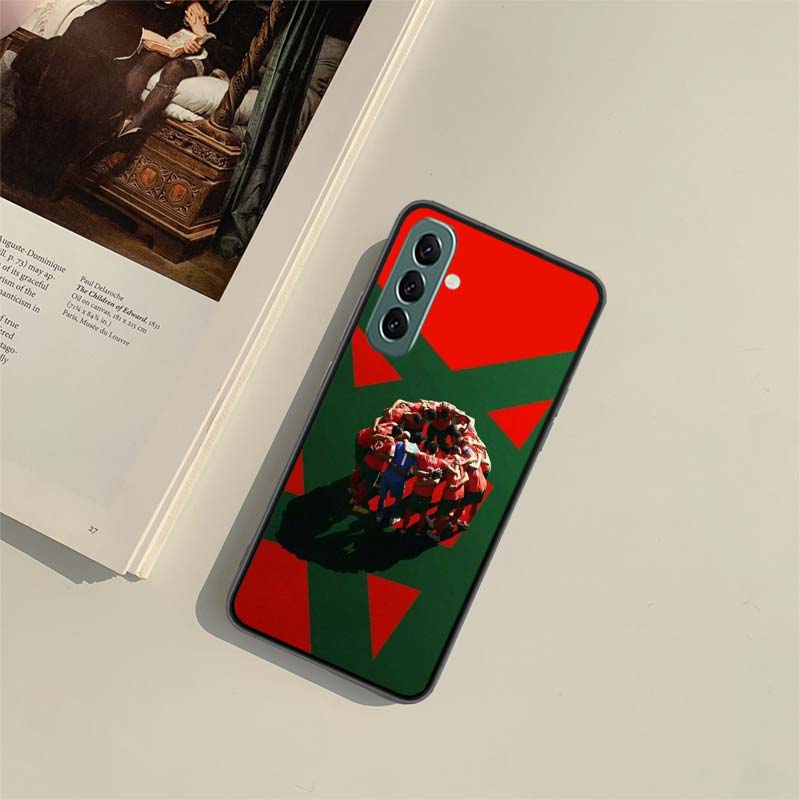 Morocco Flag Phone Case For Samsung Galaxy A54 A34 A24 A14 A04 A04S A12 A22 A32 A52S A72 A53 A33 A23 A13 4G A73 A42 5G Cover