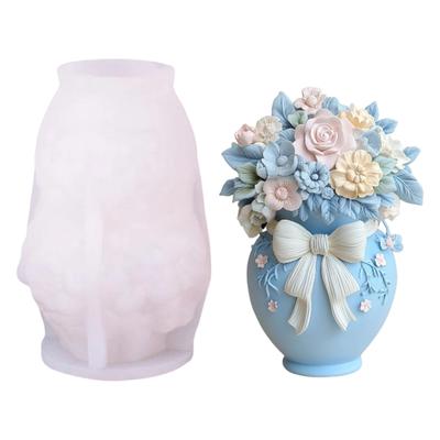 Mucegaiuri de silicon pentru buchet de flori pentru fabricarea rășinii epoxidice, fabricarea lumânărilor, săpunului, rezistente la căldură, demulare ușoară, mucegai floral de silicon