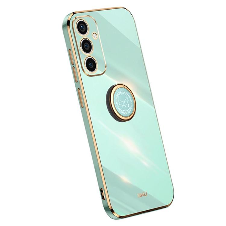 XINLI For Samsung Galaxy A26 5G Case Ring Kickstand Electroplating TPU Phone Cover A