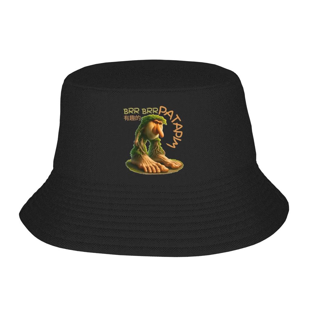 Chapeau seau requin Tralala Tralala Hommes Été Italien Brainrot Soleil Streetwear Pliable Sport de plein air Pêche Chapeaux de pêcheur